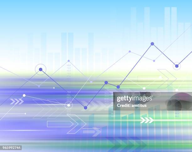 financial background - investment research stock illustrations