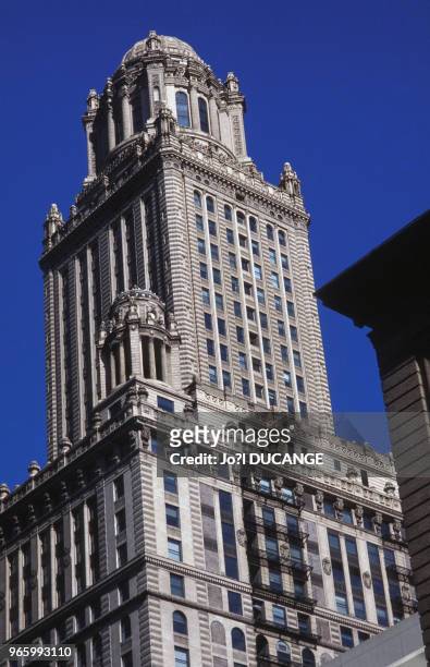 Le gratte-ciel ?35 East Wacker? dans le quartier du Loop à Chicago, le 27 octobre 1993, dans l'Illinois, Etats-Unis.