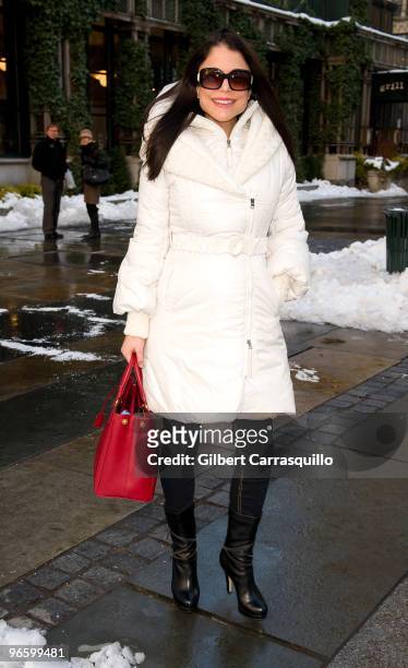 Bethenny Frankel seen around Bryant Park during Mercedes-Benz Fashion Week Fall 2010 on February 11, 2010 in New York City.