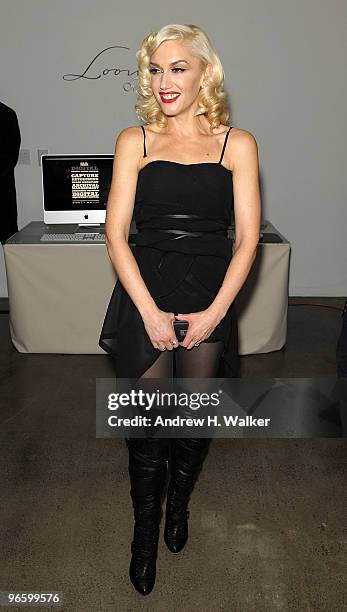 Fashion designer and singer Gwen Stefani attends the L.A.M.B. Reception at Milk Studios on February 11, 2010 in New York City.