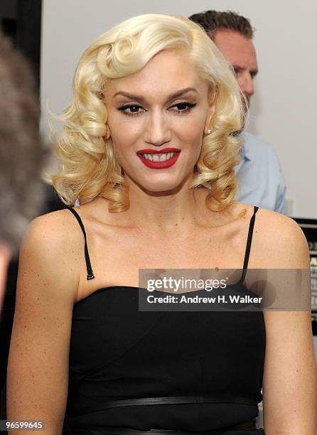 Fashion designer and singer Gwen Stefani attends the L.A.M.B. Reception at Milk Studios on February 11, 2010 in New York City.