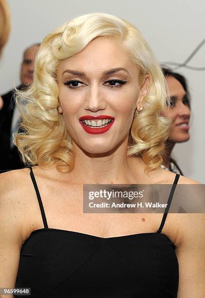 Fashion designer and singer Gwen Stefani attends the L.A.M.B. Reception at Milk Studios on February 11, 2010 in New York City.