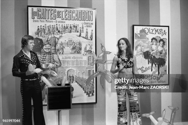 Animation sur le stand Polaroïd, lors de la Photokina 1978 le 16 septembre 1978, Cologne, Allemagne.