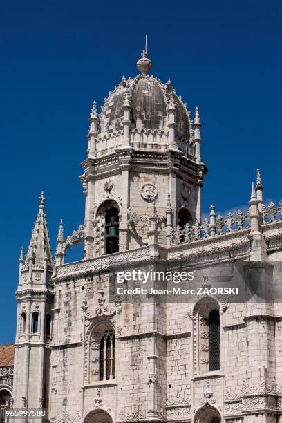 Le Monastère des Hiéronymites de l'Ordre de Saint-Jérôme, de style manuélin, témoignage monumental de la richesse des découvertes portugaises à...