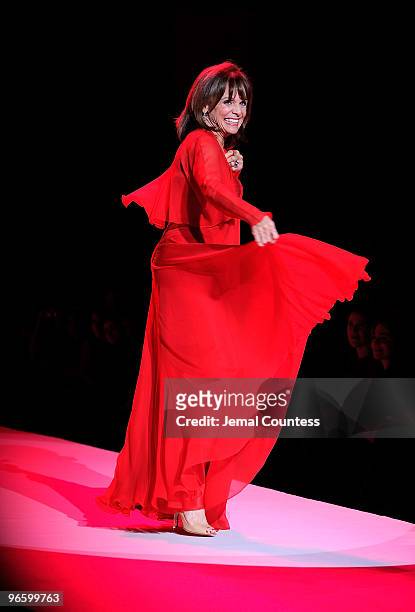 Valerie Harper walks the runway at the Heart Truth Fall 2010 Fashion Show during Mercedes-Benz Fashion Week at The Tent at Bryant Park on February...