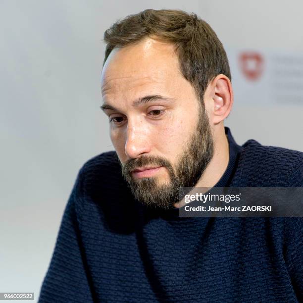 Guillaume Lachenal, maître de conférences à l?Université Paris Diderot et membre de l?Institut Universitaire de France lors du 31e salon du livre et...