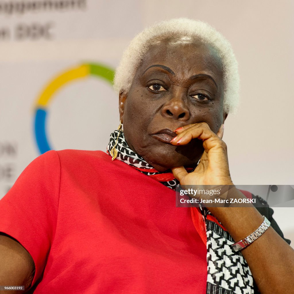 Mambou Aimée Gnali, femme politique nommée ministre de la Culture et...  News Photo - Getty Images