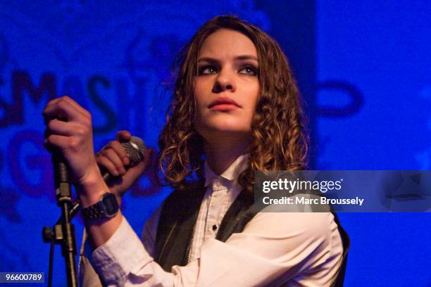 Coco Sumner of I Blame Coco performs at Proud Galleries on February 11, 2010 in London, England.