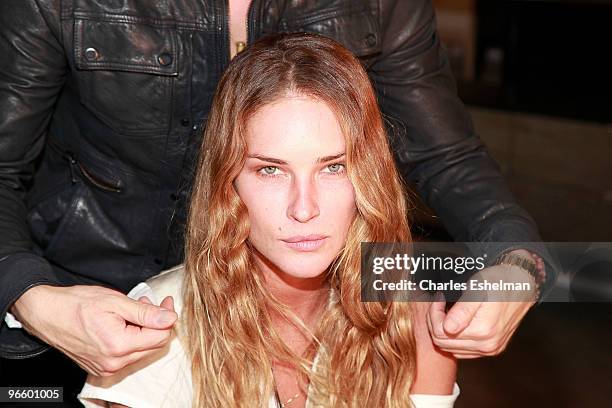 Designer/model Erin Wasson attends the Erin Wasson + RVCA Fall 2010 fashion show during Mercedes-Benz Fashion Week at ABC Carpet on February 11, 2010...