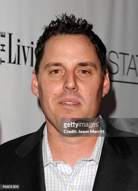 Boston Red Sox player John Lackey arrives at the grand opening party for Delphine restaurant at W Hollywood Hotel & Residences on February 11, 2010...