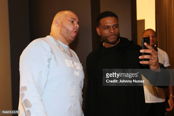 Fat Joe and Benny Boom attend the YO! MTV Raps 30th Anniversary Live Event at Barclays Center on June 1, 2018 in New York City.