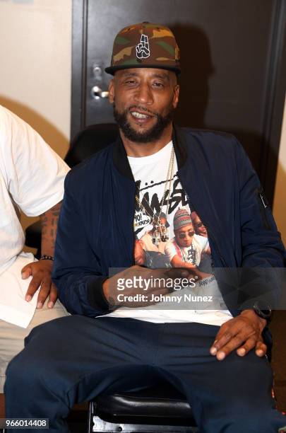 Lord Jamar attends the YO! MTV Raps 30th Anniversary Live Event at Barclays Center on June 1, 2018 in New York City.