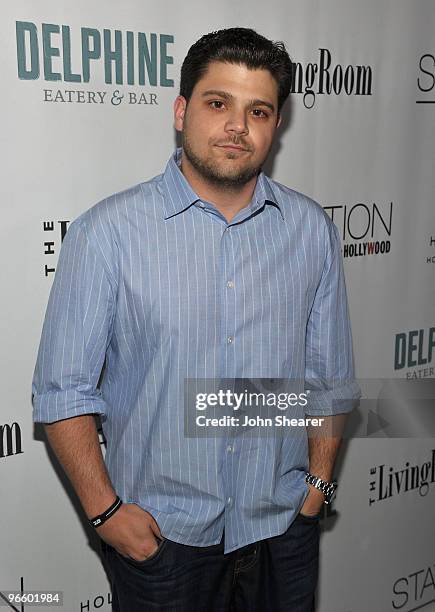 Actor Jerry Ferrara attends the grand opening party for Delphine restaurant at W Hollywood Hotel & Residences on February 11, 2010 in Hollywood,...