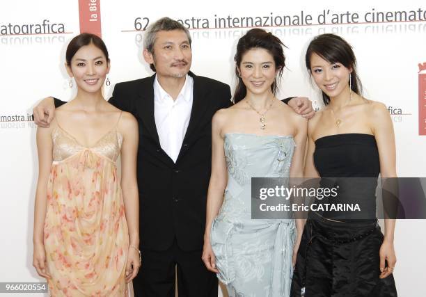 -Chinese actress Kim So Yeun, Director Tsui Hark, actress Charlie Young and Zhang Jingchu.