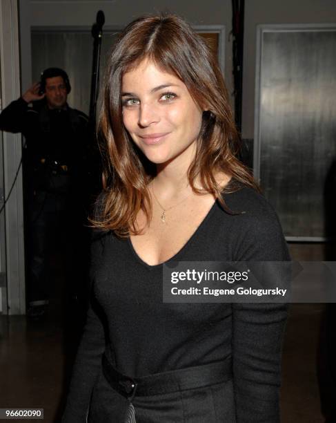 Julia Restoin-Roitfeld attends the Jen Kao Fall 2010 during Mercedes-Benz Fashion Week at Milk Studios on February 11, 2010 in New York City.