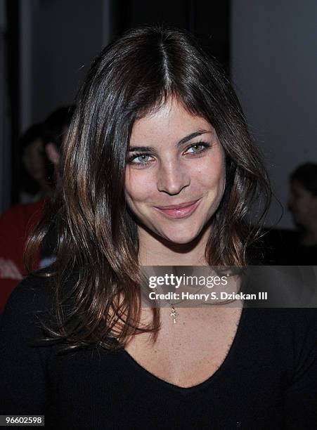 Julia Restoin-Roitfeld attends the Jen Kao Fall/Winter 2010 fashion show at Milk Studios on February 11, 2010 in New York City.