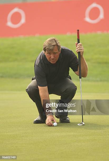 Barry Lane of England looks on during Round Two of the Avantha Masters held at The DLF Golf and Country Club on February 12, 2010 in New Delhi, India.