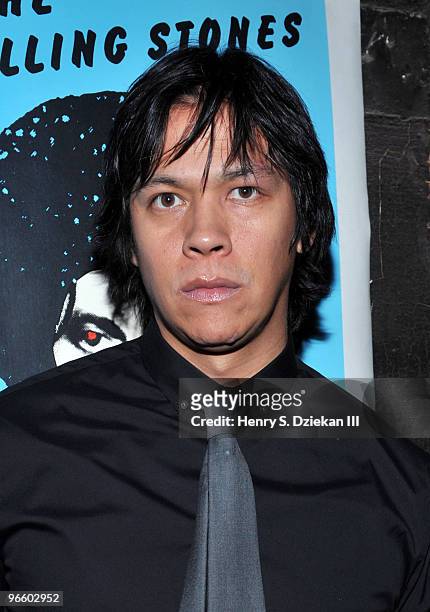 Actor Chaske Spencer attends a fashion week party hosted by John Varvatos and L'Uomo Vogue at 315 Bowery on February 11, 2010 in New York City.