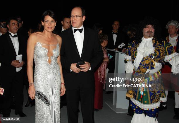 Monaco.Fight Aids Gala and Diner under the presidence of Princess Stephanie.