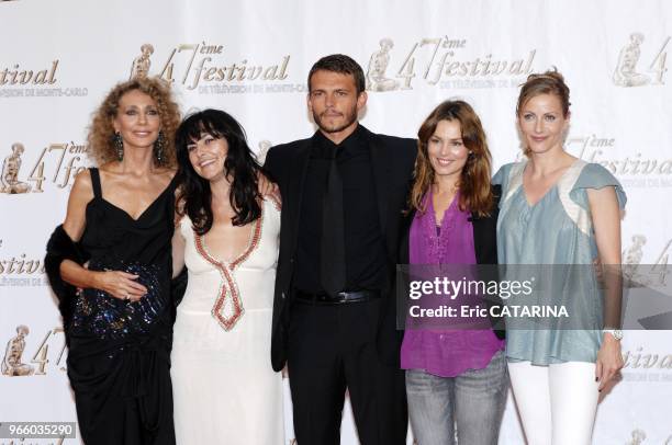 Marisa Berenson, Lio, Arnaud Binard,Toinette Laquiere and Babsie Steger.