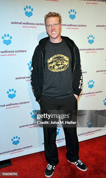 Actor Jake Busey attends the VIP Launch Party for the Animal Wellness Center at the Animal Wellness Center on February 11, 2010 in Santa Monica,...