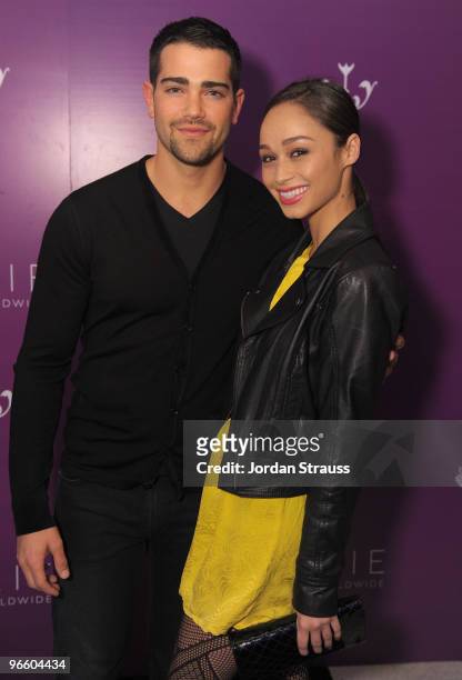 Jesse Metcalfe and Cara Santana attend the Pixie Press Launch And "About Face" Book Release at The London Hotel on February 11, 2010 in West...