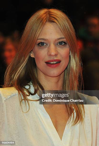 Actress Heike Makatsch attends the 'Tuan Yuan' Premiere during day one of the 60th Berlin International Film Festival at the Berlinale Palast on...