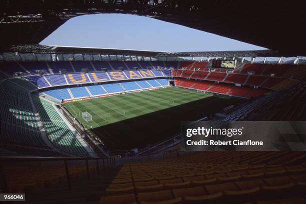 General view of the Ulsan Munsu Football Stadium in Ulsan, Korea, one of the venues for the 2002 World Cup. \ Mandatory Credit: Robert Cianflone...
