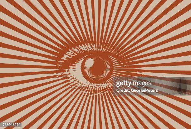 all seeing eye - pyramid with eye stock illustrations