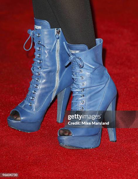 Jessica Alba attends the UK Premiere of 'Valentine's Day' at Odeon Leicester Square on February 11, 2010 in London, England.