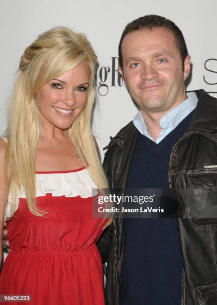 Bridget Marquardt and Pascal Mouawad attend the grand opening of Delphine, Station Hollywood and The Living Room at W Hollywood on February 11, 2010...