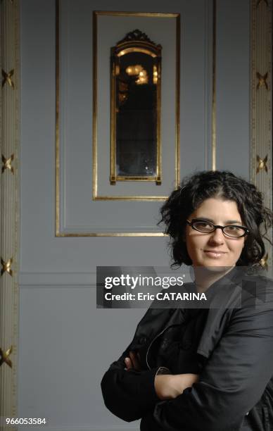 55th San Sebastian Film Festival.Close up of Argentine director Anahi Berneri.