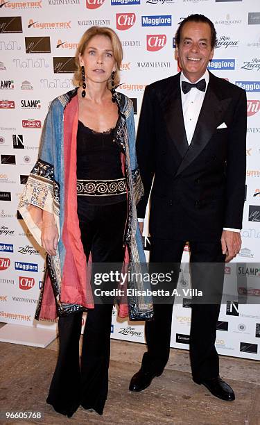 Prince Hugo Zu Windisch-Graetz and wife Sophie attend "Children For Peace" charity event at the Spazio Novecento on December 1, 2008 in Rome, Italy.