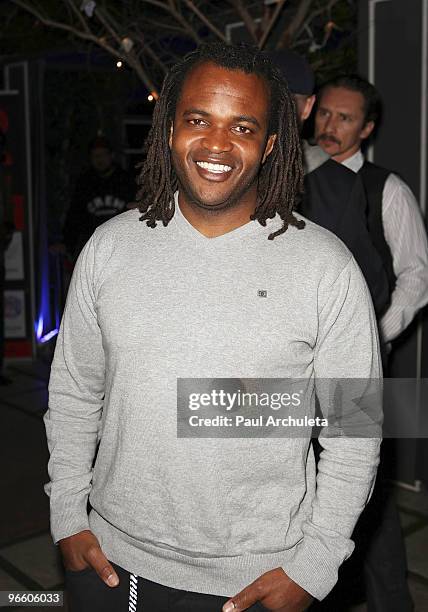 Host Sal Masekela attends "To Haiti With Love" all-star musical jam benefit at Boulevard3 on February 11, 2010 in Hollywood, California.