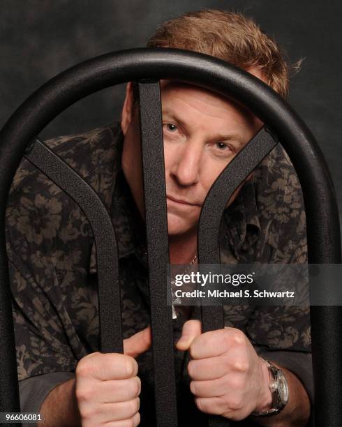 Comedian Jimmy Shubert poses at The Ice House Comedy Club on February 11, 2010 in Pasadena, California.