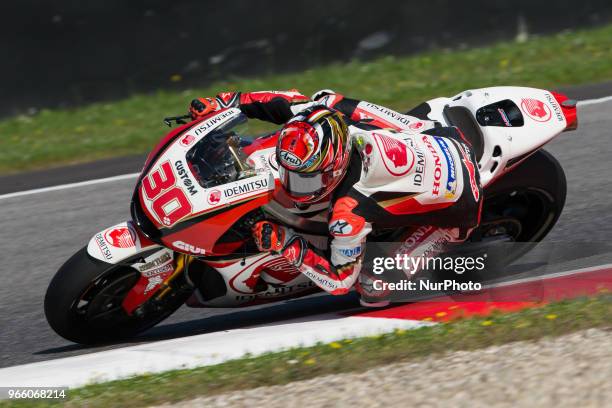 Takaaki Nakagami of LCR Honda Idemitsu during the qualifying of the Oakley Grand Prix of Italy, at International Circuit of Mugello, on June 2, 2018...