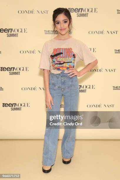 Jenna Ortega attends Teen Vogue Summit 2018: #TurnUp - Day 2 at The New School on June 2, 2018 in New York City.