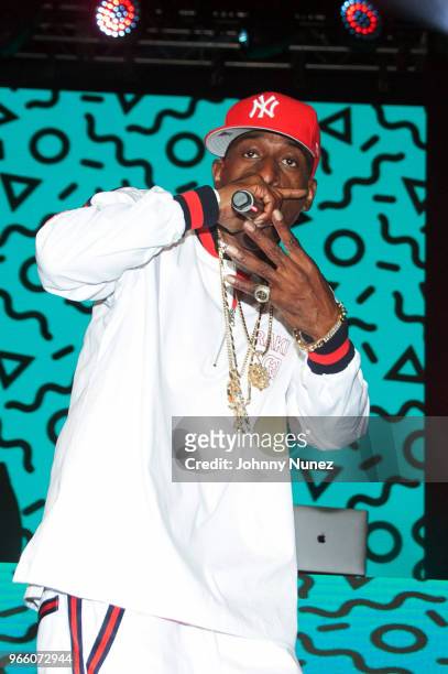 Rakim performs at the YO! MTV Raps 30th Anniversary Live Event at Barclays Center on June 1, 2018 in New York City.