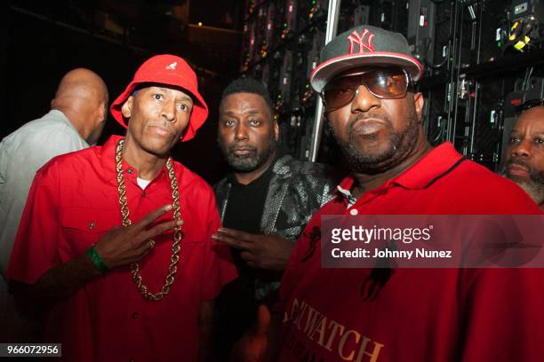 Shan, Big Daddy Kane, and Kool G Rap attend the YO! MTV Raps 30th Anniversary Live Event at Barclays Center on June 1, 2018 in New York City.