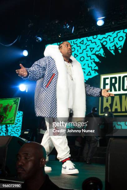 Eric B. Performs at the YO! MTV Raps 30th Anniversary Live Event at Barclays Center on June 1, 2018 in New York City.