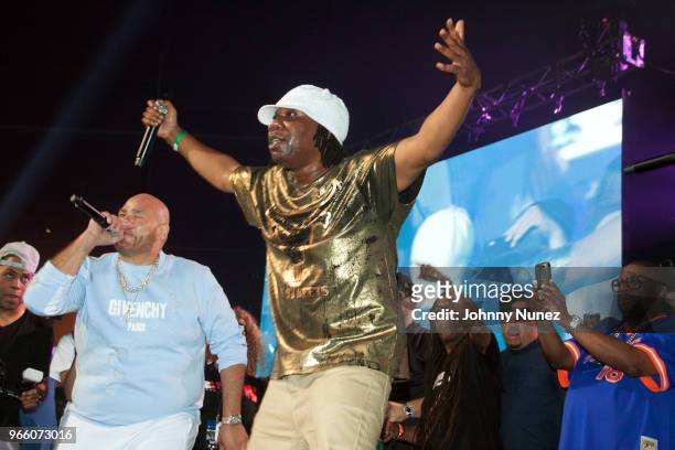 Fat Joe and KRS-One perform at the YO! MTV Raps 30th Anniversary Live Event at Barclays Center on June 1, 2018 in New York City.
