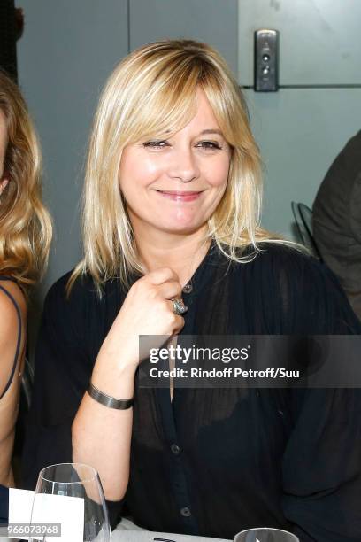 Flavie Flament attends the 'France Television' Lunch during the 2018 French Open - Day Seven at Roland Garros on June 2, 2018 in Paris, France.