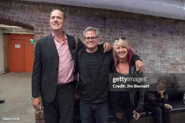 Bassist Krist Novoselic of Nirvana and Giants in the Trees , radio pesonality Marco Collins and photographer Karen Mason-Blair get together before...