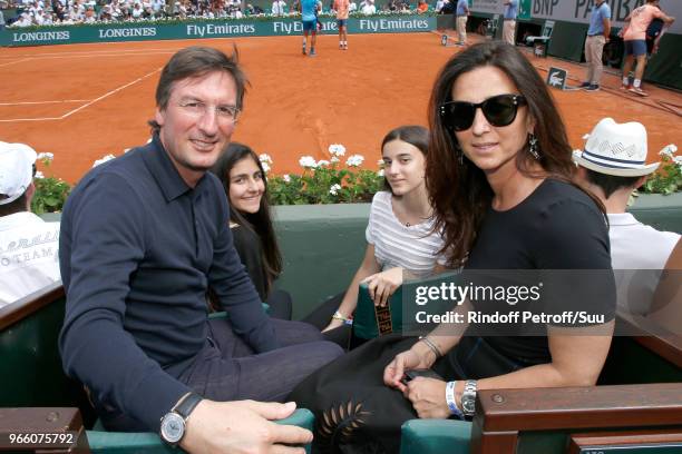 Pietro Beccari and his wife Elisabetta Beccari pose prior the Karl News  Photo - Getty Images