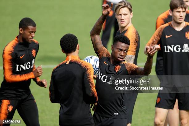 Quincy Promes of Holland during the Training Holland at the Stadio Filadelfia on June 2, 2018 in Turin Italy