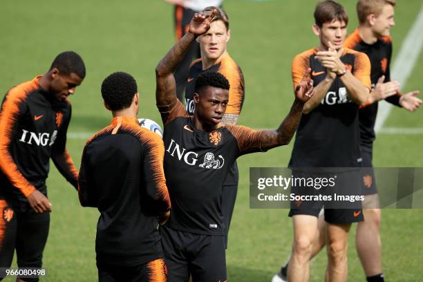 Quincy Promes of Holland during the Training Holland at the Stadio Filadelfia on June 2, 2018 in Turin Italy