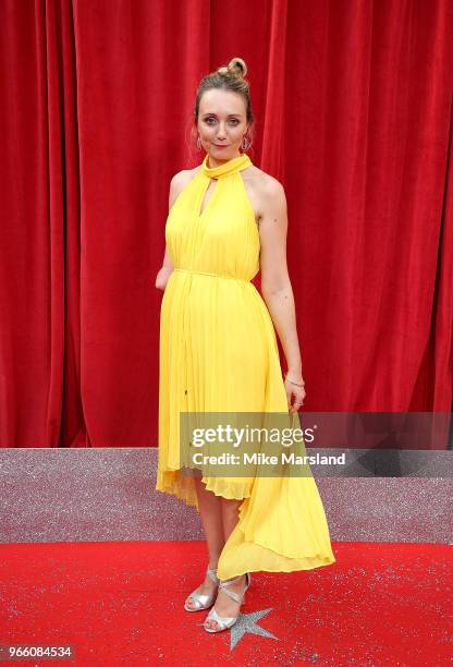 Cerrie Burnell attends the British Soap Awards 2018 at Hackney Empire on June 2, 2018 in London, England.