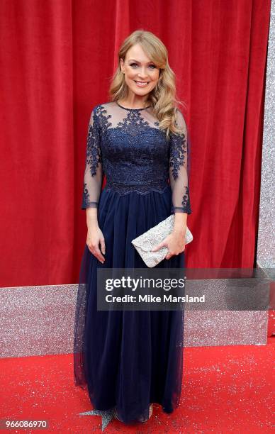 Michelle Hardwick attends the British Soap Awards 2018 at Hackney Empire on June 2, 2018 in London, England.
