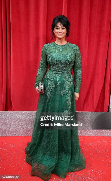 Natalie J. Robb attends the British Soap Awards 2018 at Hackney Empire on June 2, 2018 in London, England.