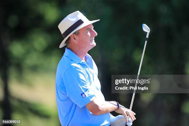 Mark Mouland of Wales in action during Day Two of The Shipco Masters Promoted by Simons Golf Club at Simon's Golf Club on June 2, 2018 in Kvistgaard,...